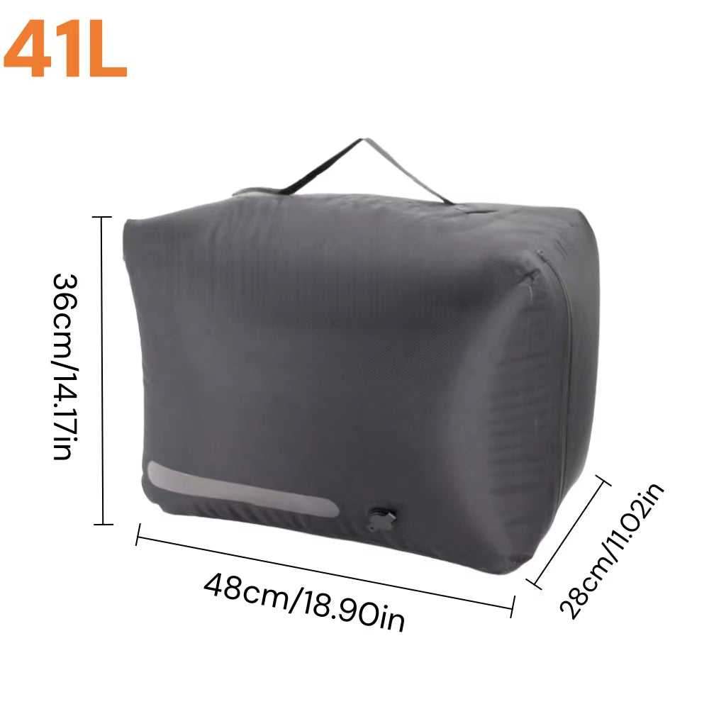 Vacuum Compression Bags for Camping,Travel Vacuum Clothing Storage Bags, Portable Space-Saver, Airtight Seal for Hiking Backpack