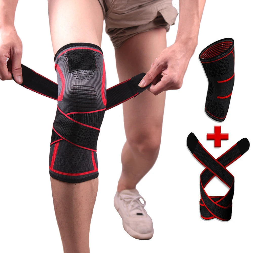 1PC Compression Orthopedic Kneepad for Work, Gym, Joint, Soccer, Adjustable Knee Brace Support Sports Protection for Knee Pain