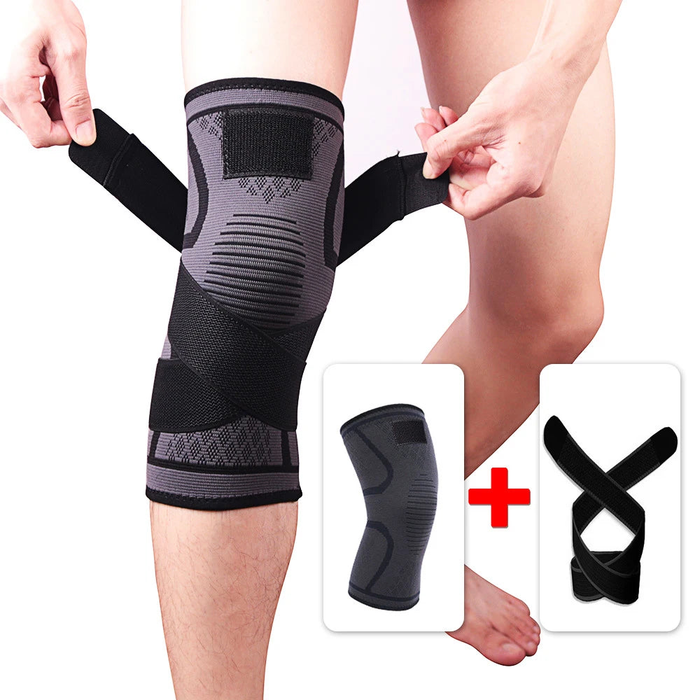 1PC Compression Orthopedic Kneepad for Work, Gym, Joint, Soccer, Adjustable Knee Brace Support Sports Protection for Knee Pain