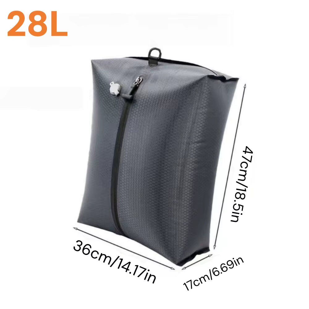 Vacuum Compression Bags for Camping,Travel Vacuum Clothing Storage Bags, Portable Space-Saver, Airtight Seal for Hiking Backpack