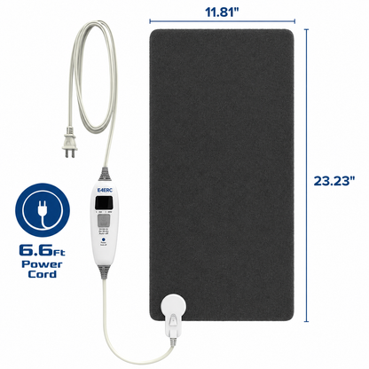Recovery Electric Heating Pad 12x24 Inch for Back Pain Relief with 6 Heat Levels and Auto Shut Off