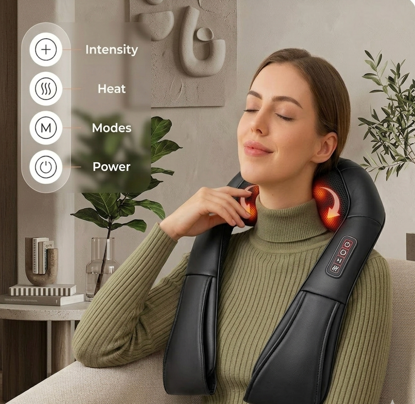 ErgoPanda DeepRelief™ Heated Shiatsu Massager