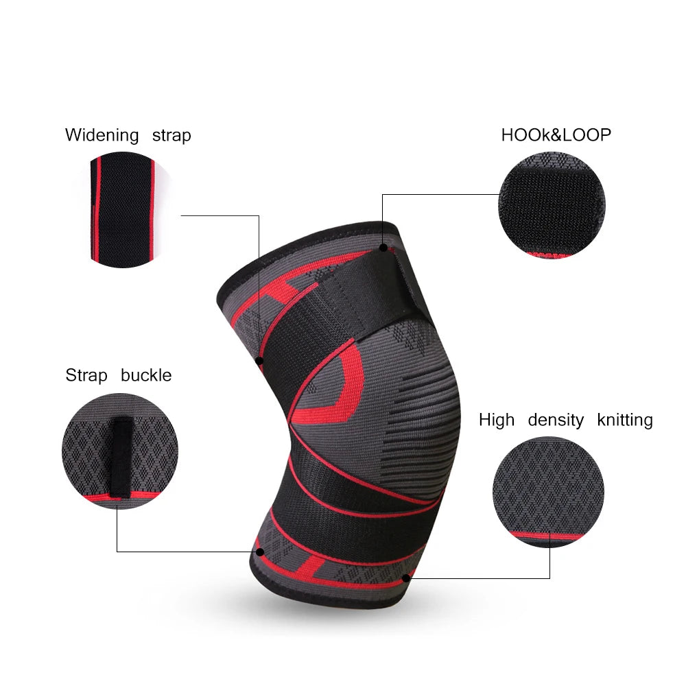 1PC Compression Orthopedic Kneepad for Work, Gym, Joint, Soccer, Adjustable Knee Brace Support Sports Protection for Knee Pain